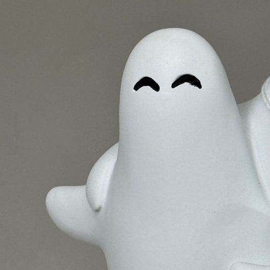 RAZ IMPORT Resin Ghost Family Scaredy Cat Collection Halloween Decor 9" 4420453