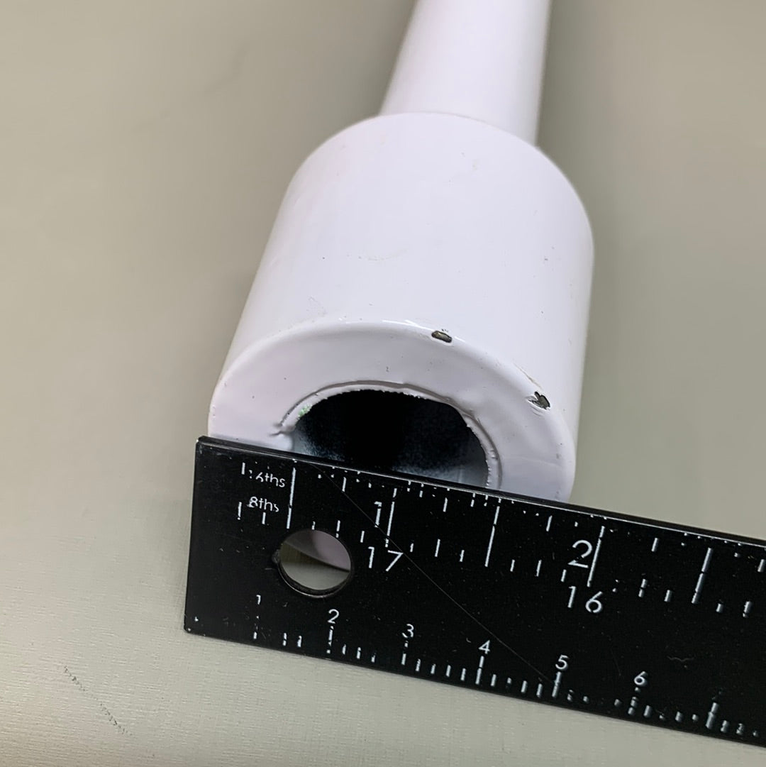 BEST WHOLESALE (3 PACK!) Display Poles White 23.5"