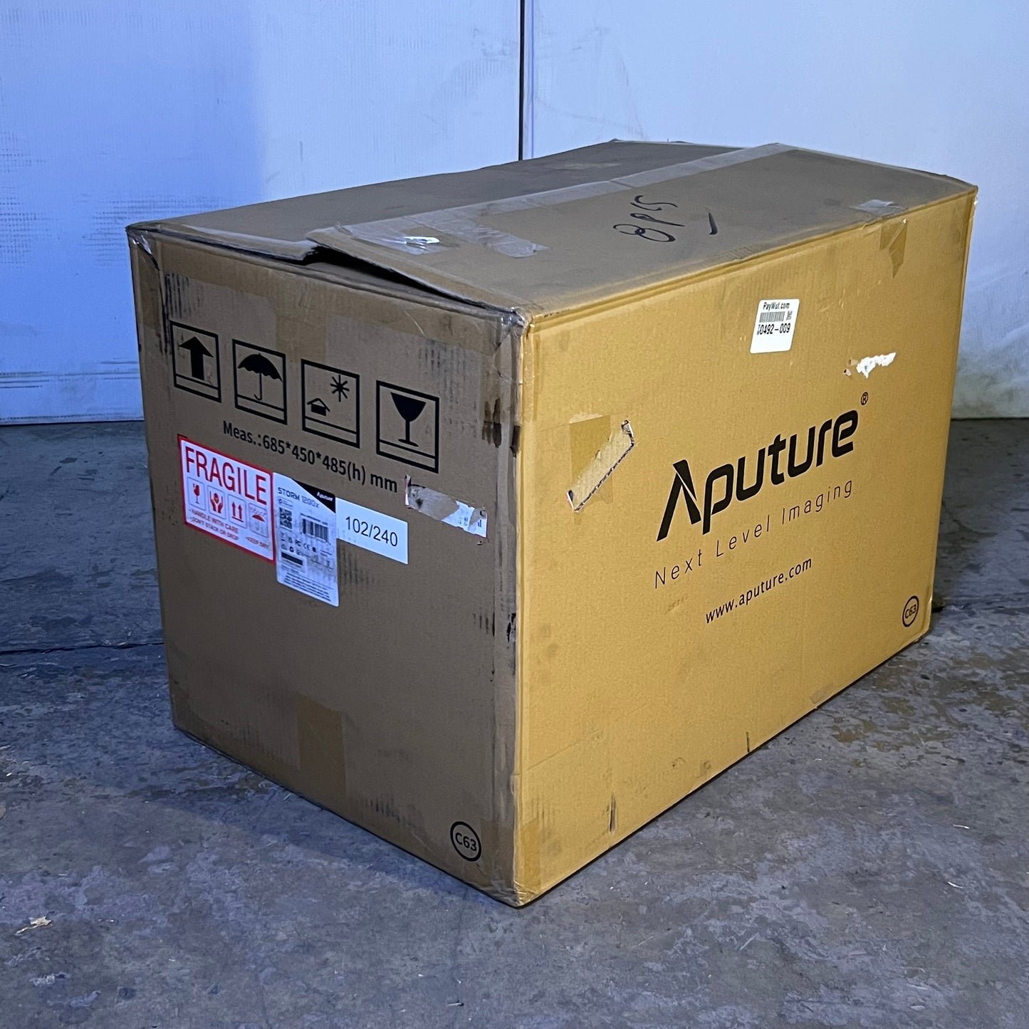 APUTURE Storm 1200x, 1200w Bi-color Led Monolight Sz 14"L x 11"W x 13"H, Black AP0700019X