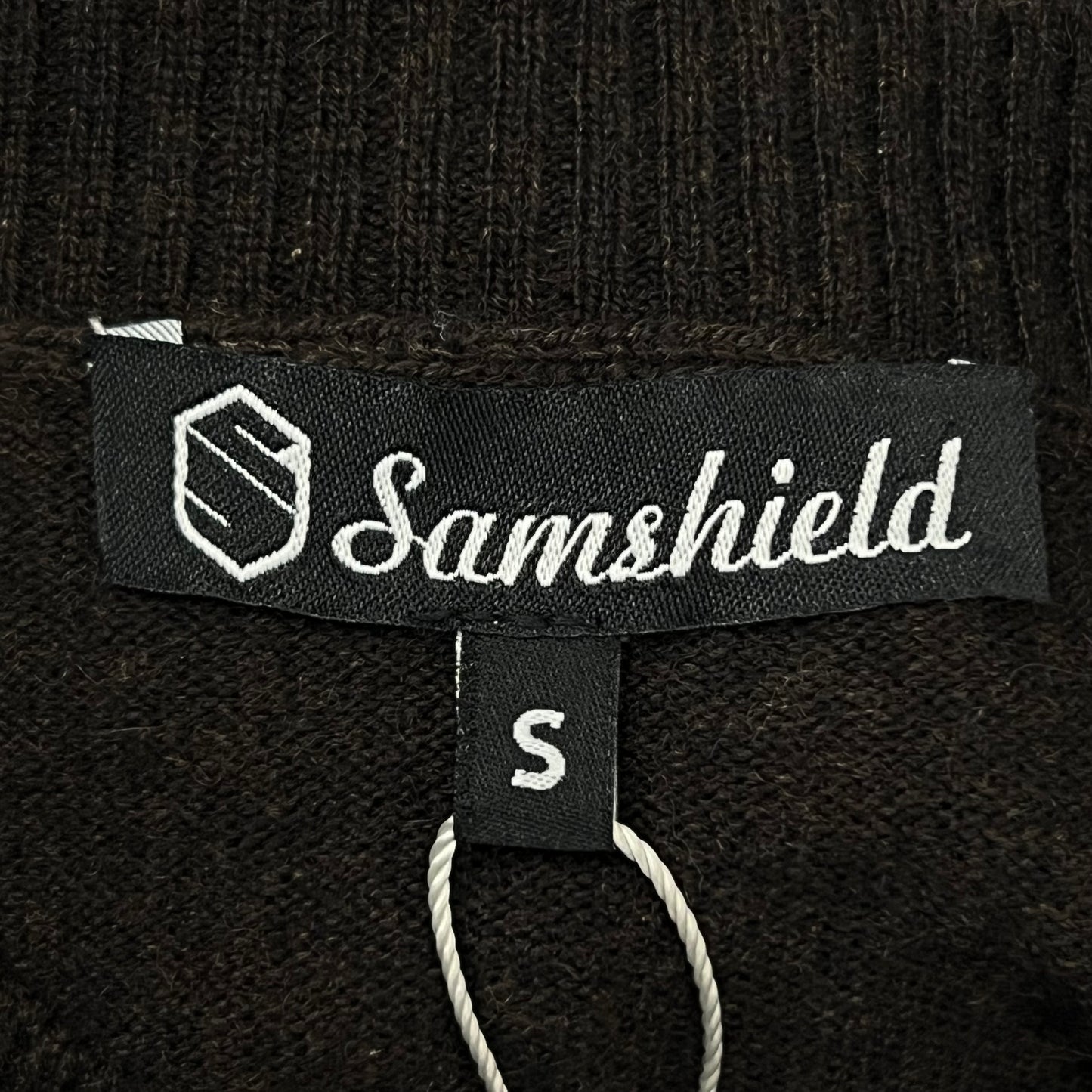 SAMSHIELD Candice Equestrian Wool Sweater Women's Sz S Black