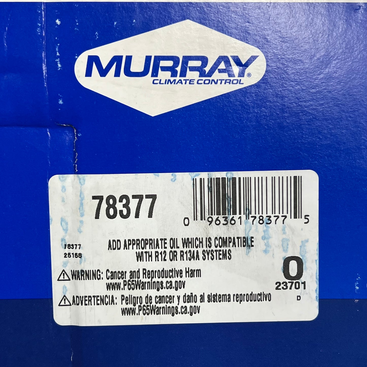 MURRAY OE Quality A/C Compressor For Cadillac, Chevrolet, GMC & Hummer 78377