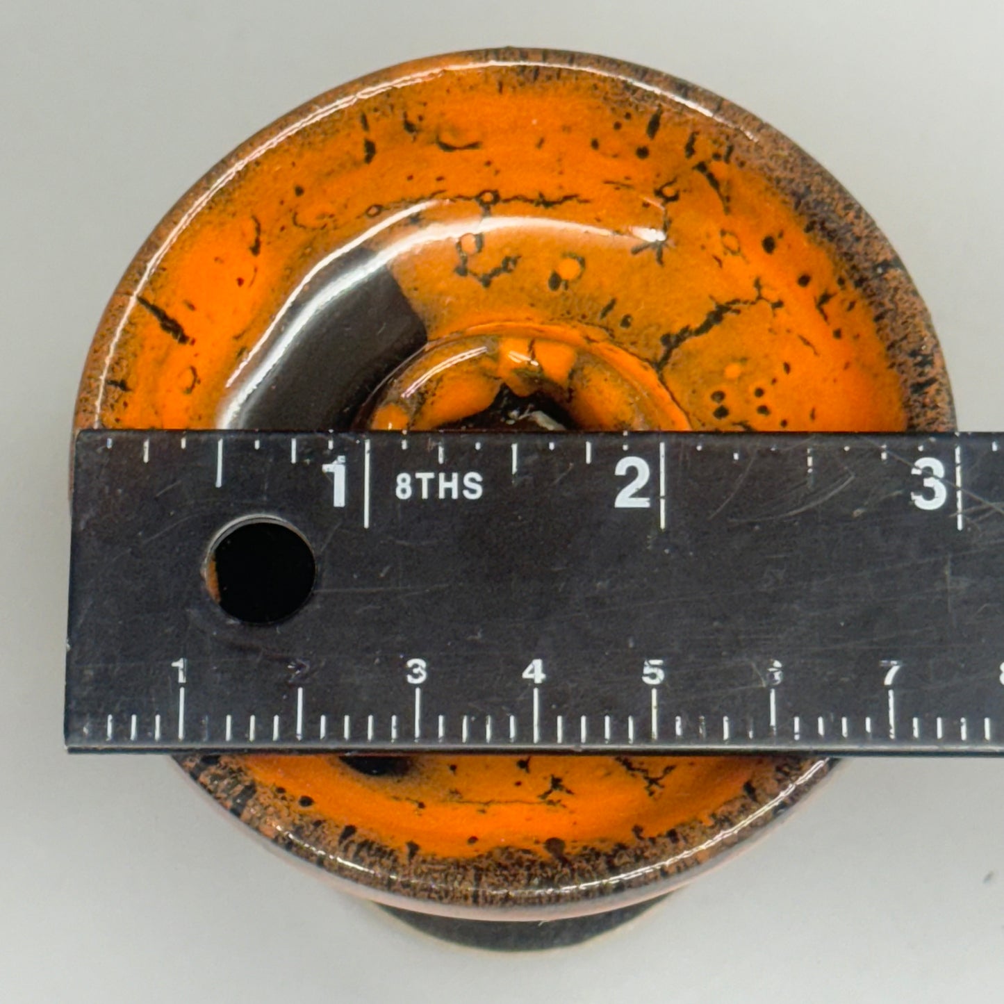 Mini Rook Bowl (20) Pack Size 4” L x 3” W Ceramic Orange/Black