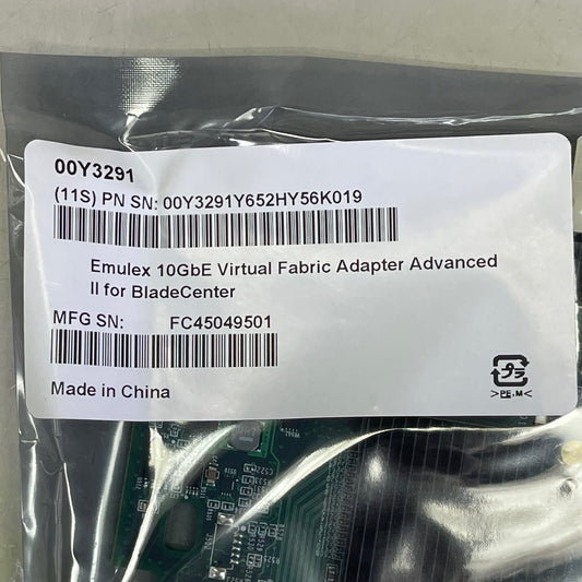 EMULEX 10GbE Virtual Fabric Adapter Advanced II For BladeCenter Green FC45049501