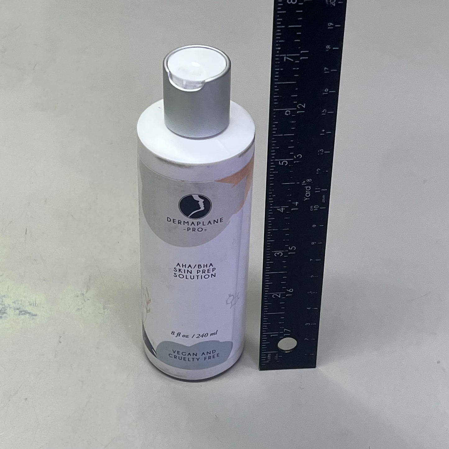 ZA@ DERMAPLANE PRO AHA/BHA Skin Prep Solution Vegan & Cruelty Free 8 Fl Oz 6 M