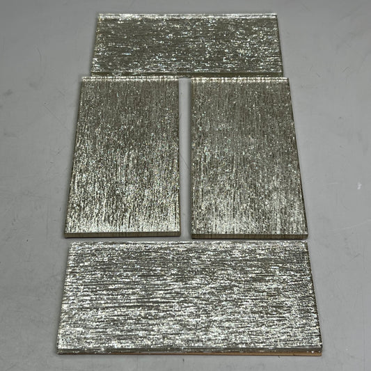 Home Decor (20 Pcs) Embrace Wall Tiles 4"x 9" 5.30 SQ FT, Gold TLFXEMBGLD4X9