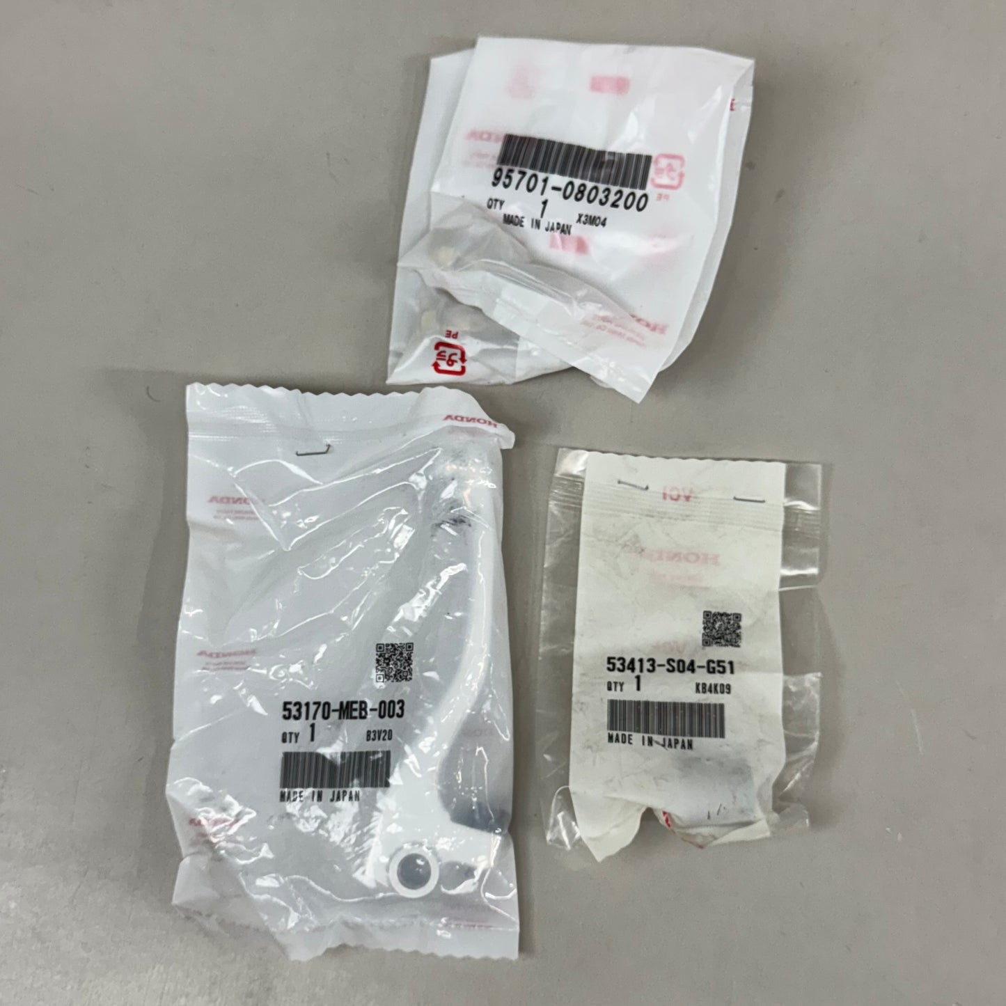 HONDA (103 PACK) Assorted Motorcycle Parts Genuine OEM