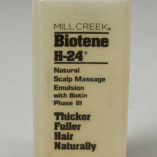 ZA@ MILCREEK Botanicals Biotene H-24 Emulsion Concentrated Dose Biotin 2oz
