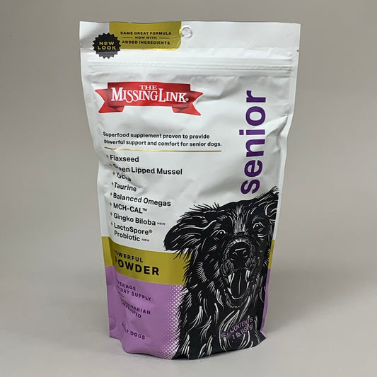 ZA@ THE MISSING LINK (5 Pack) Ultimate Senior Health Formula Dog Supplement 1 lb Bag BB 06/25