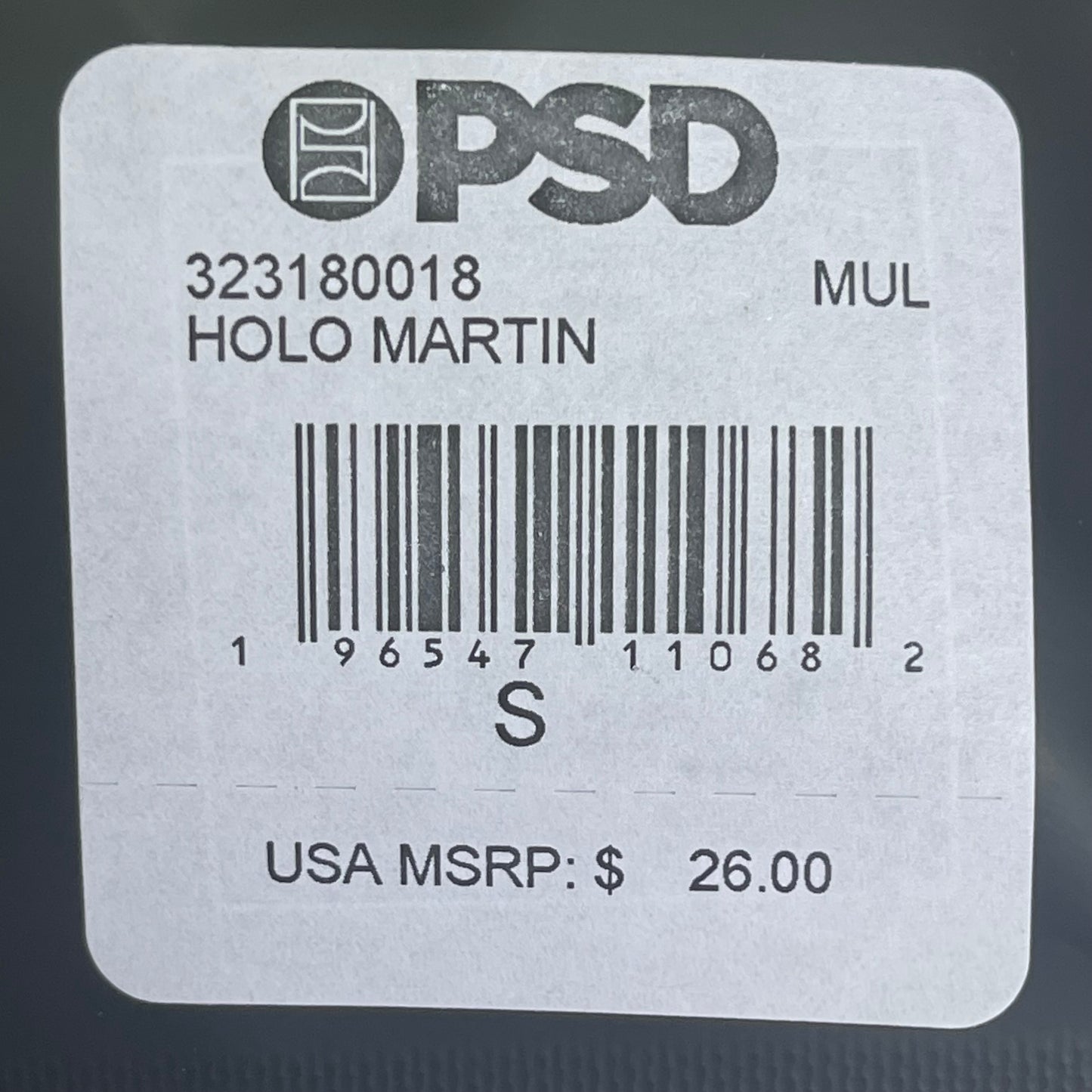 PSD Looney Tunes Marvin The Martian Boxer Briefs Small HOLO MARTIN