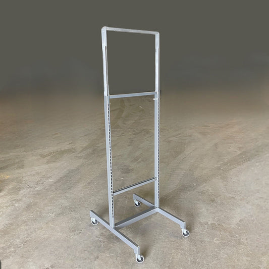 ARTITALIA GROUP Rolling Stainless Double Sided Store Display Stock Rack 24"W WF2569 (New)
