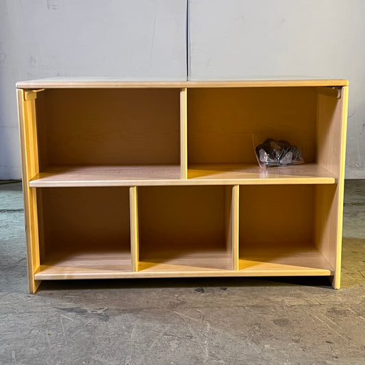 ZA@ KAPLAN Premium Solid Maple Double-Sided Toddler Storage Island Sz 24"W x 36"L x 24"H 33161