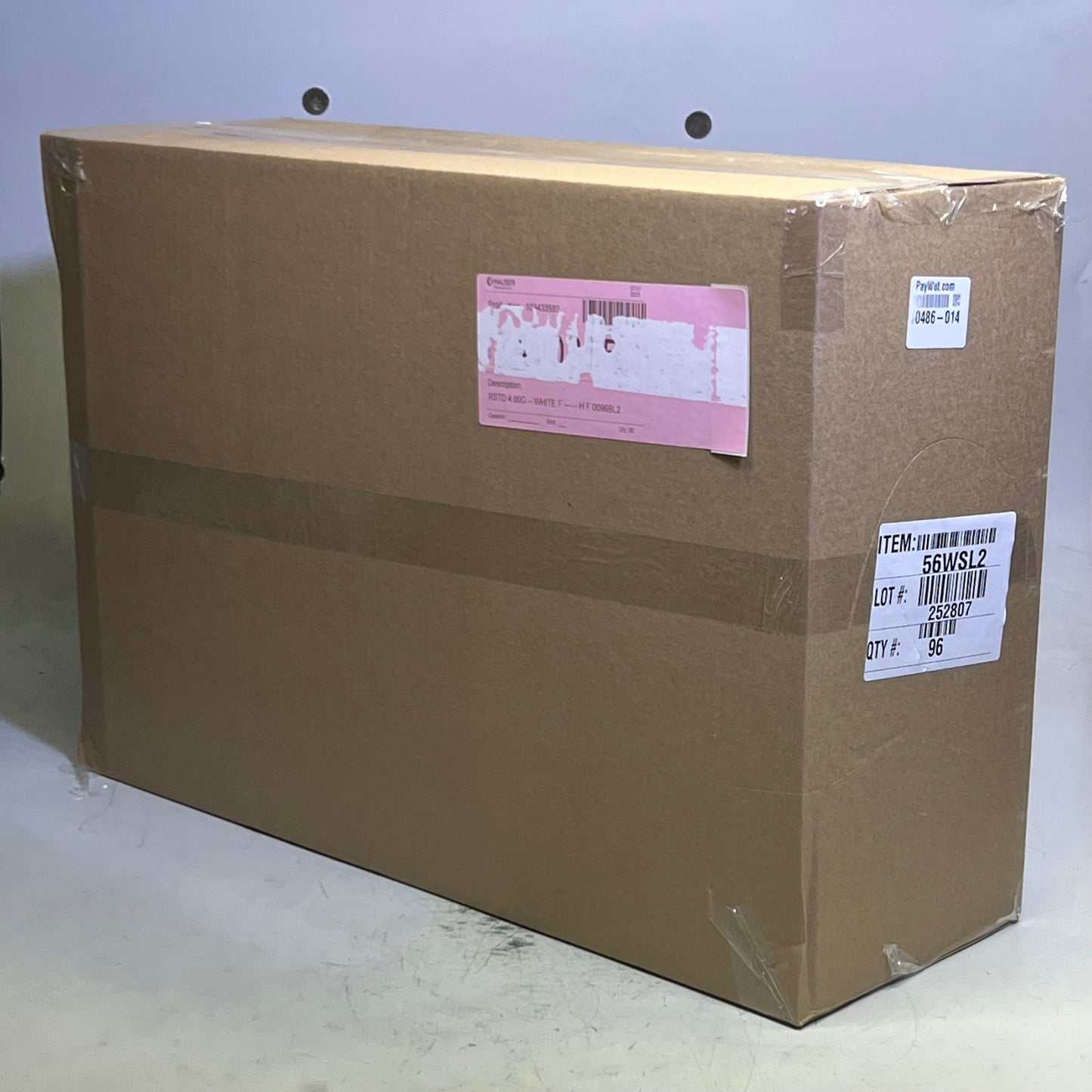 ROPAK (96 PACK) Plastic Pail Lids, White Sz 9.5" x 9.5" 56WSL2