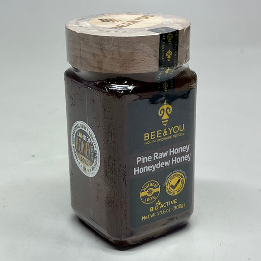 BEE & YOU Pine Raw Honey Honeydew Honey 10.6 oz Brown BB 07/27