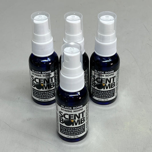 SCENT BOMB (2 PACK, 4 BOTTLES PER PACKAGE) Concentrated Air Freshener 1 fl oz