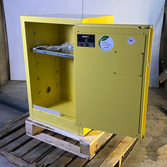 ZA@ SECURALL Safety Cabinet for Flammables W/ Self-Latch Standard Door (New Other, Minor Striping)