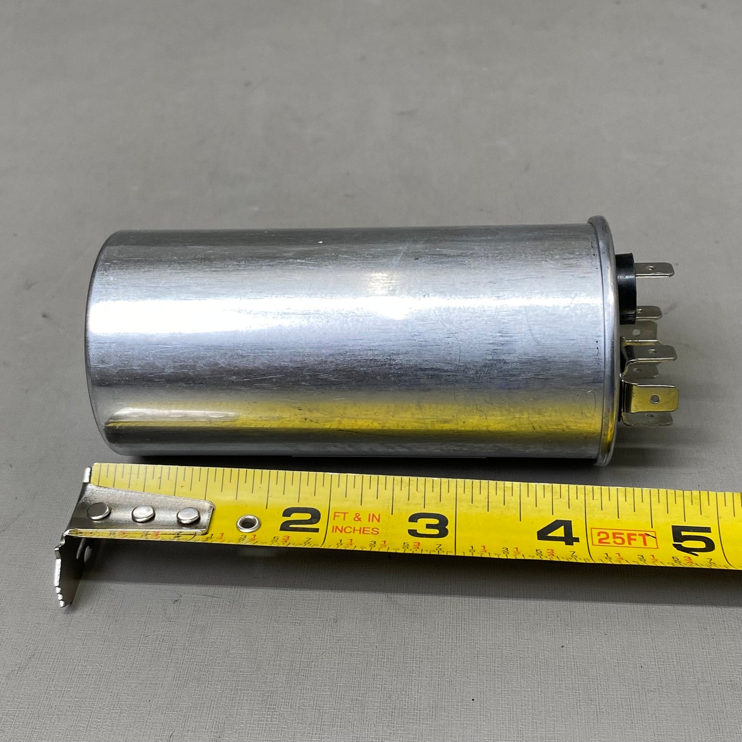 TITAN PRO Motor Run Capacitor 4.8"x2.2" Grey TRCFD355