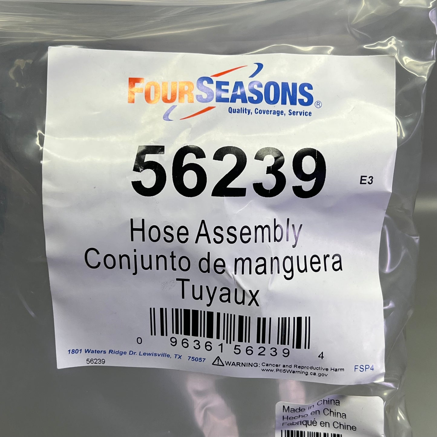 FOUR SEASONS A/C Hose Assembly For Toyota Prius Vehicle Models 56239