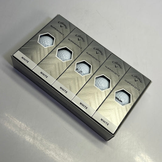 CALLAWAY (SET OF 15) Super Fast High Speed Core HEX Aerodynamic Standard White