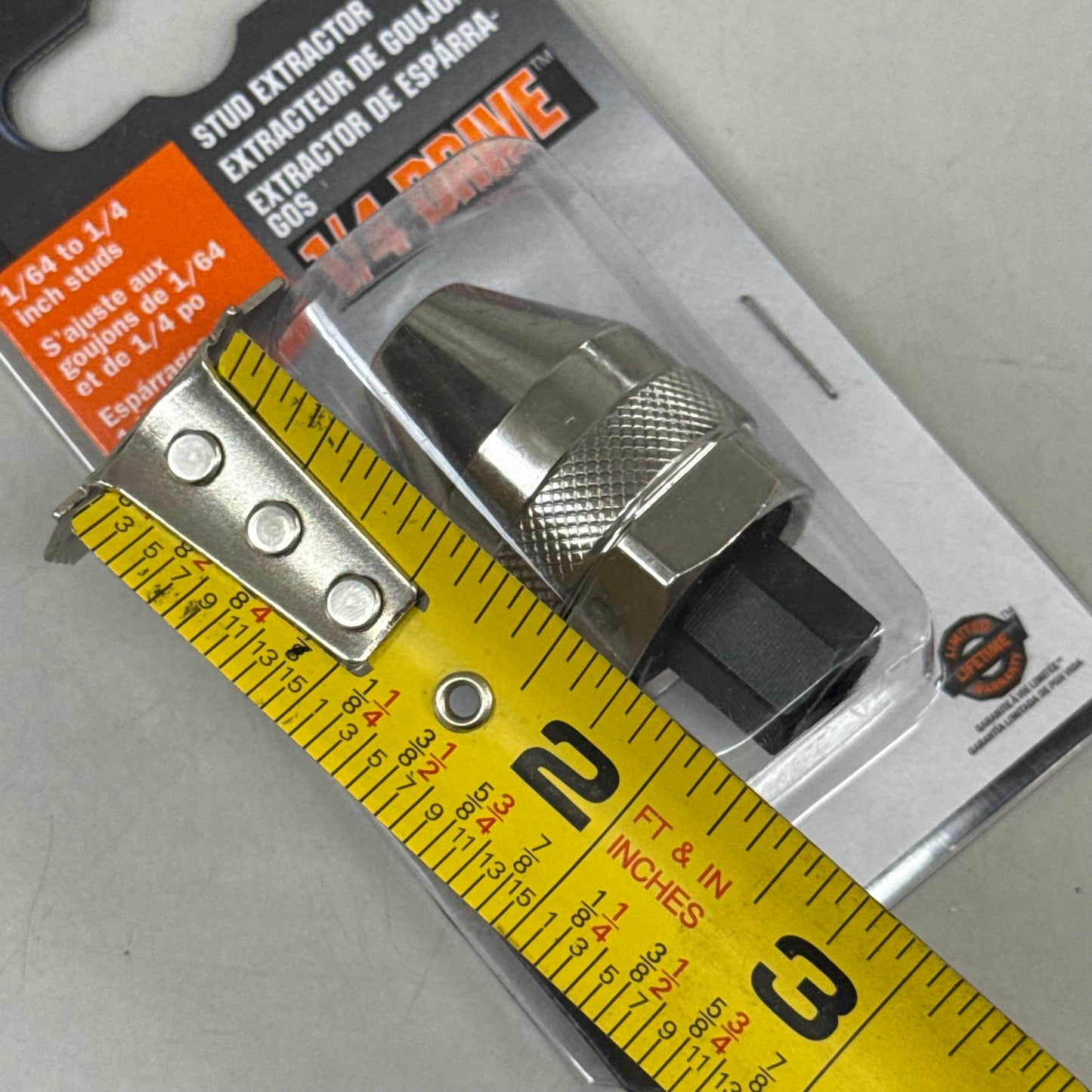 TITAN ShopIron Stud Extractor 1/4" Dr 1/64 to 1/4" Studs 51013