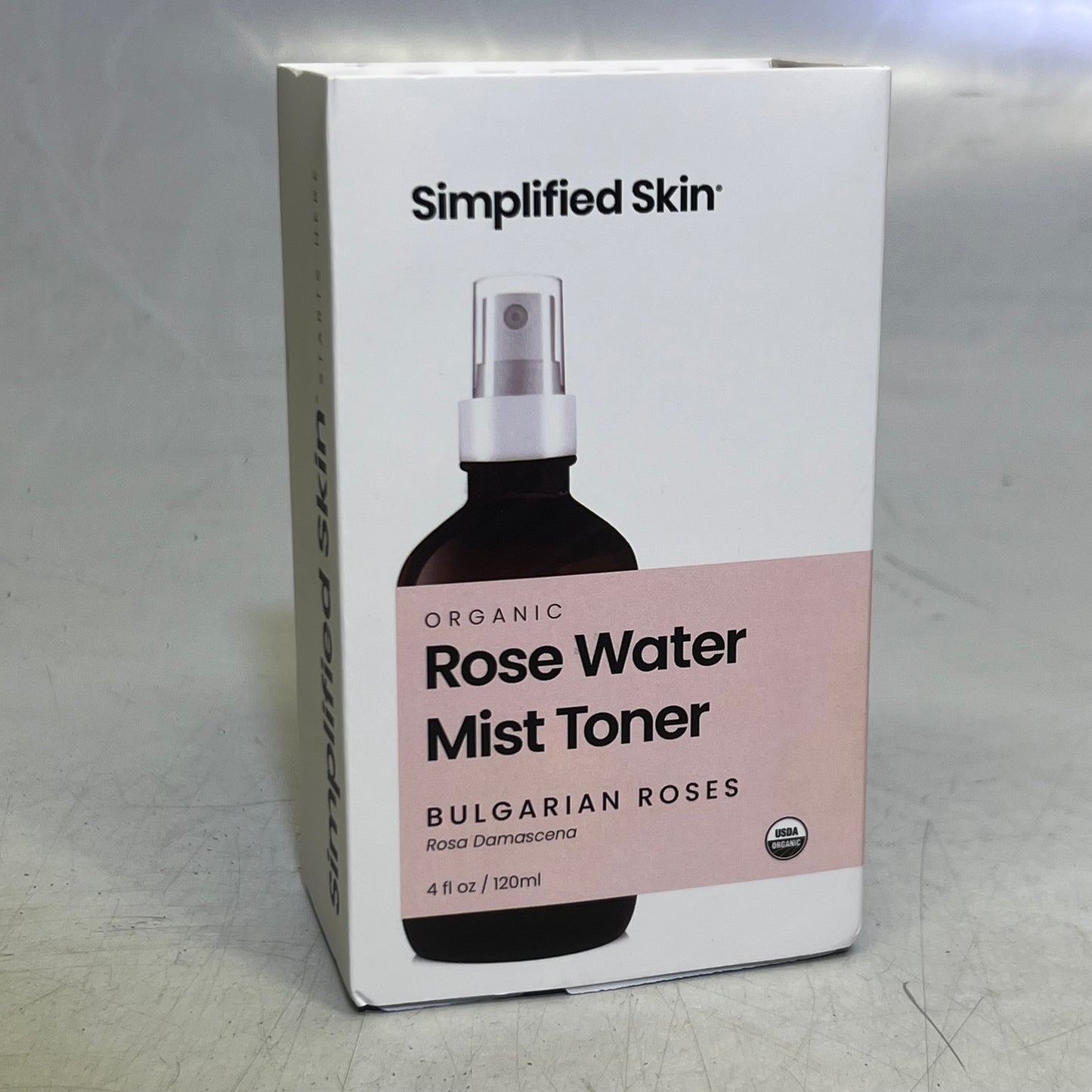 SIMPLIFIED SKIN Rose Water Mist Toner 4 fl oz BB 08/27