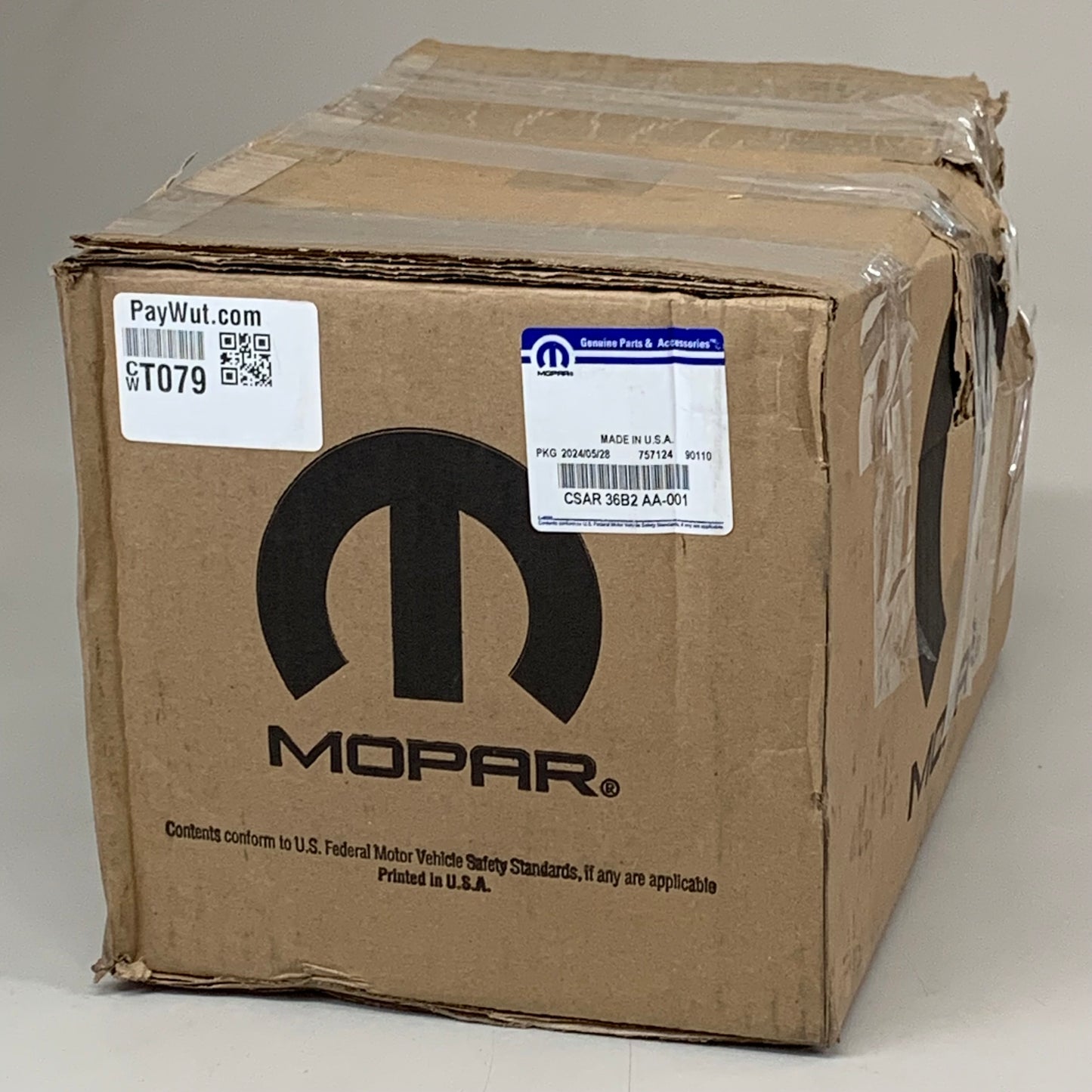 MOPAR Genuine Parts & Accessories Clockspring Turn Signal & Wiper Lever Black P68351726AD