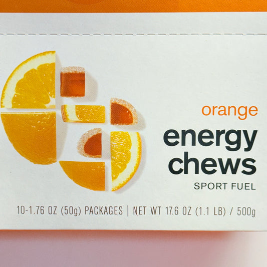 ZA@ SKRATCH (10 PACK) Orange Energy Chews 1.76 Oz BB 12/26 (New - Dented Box)