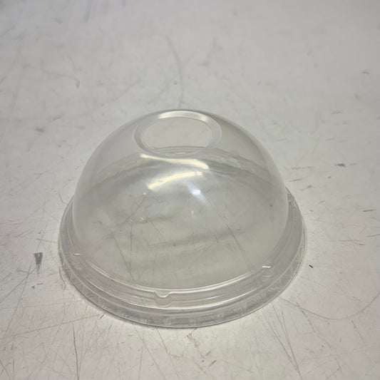 ZA@ PACTIV EVERGREEN (1000 PACK) Dome Lids W/ Hole 16, 24, 26 oz Clear 125572052