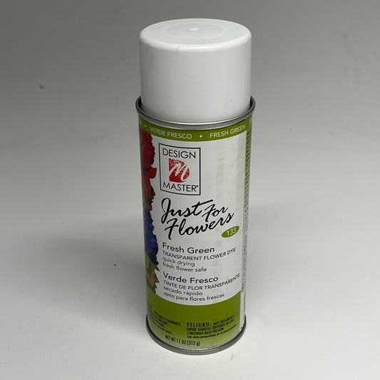 DESIGN MASTER (2 PACK) Just For Flowers Transparent Dye Spray 11 Oz Fresh Green