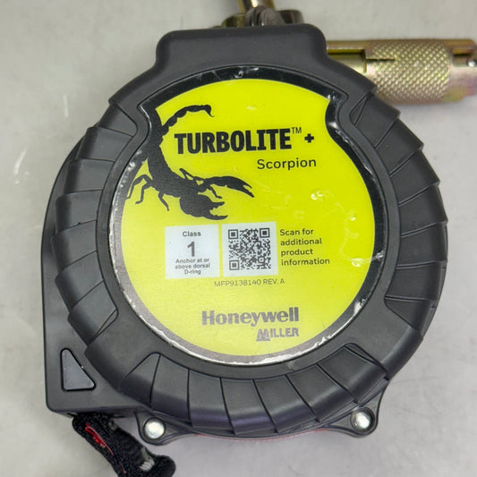 MILLER TurboLite+ Scorpion Personal Fall Limiter Lanyard 9' MTL-OHS1-01/9FT