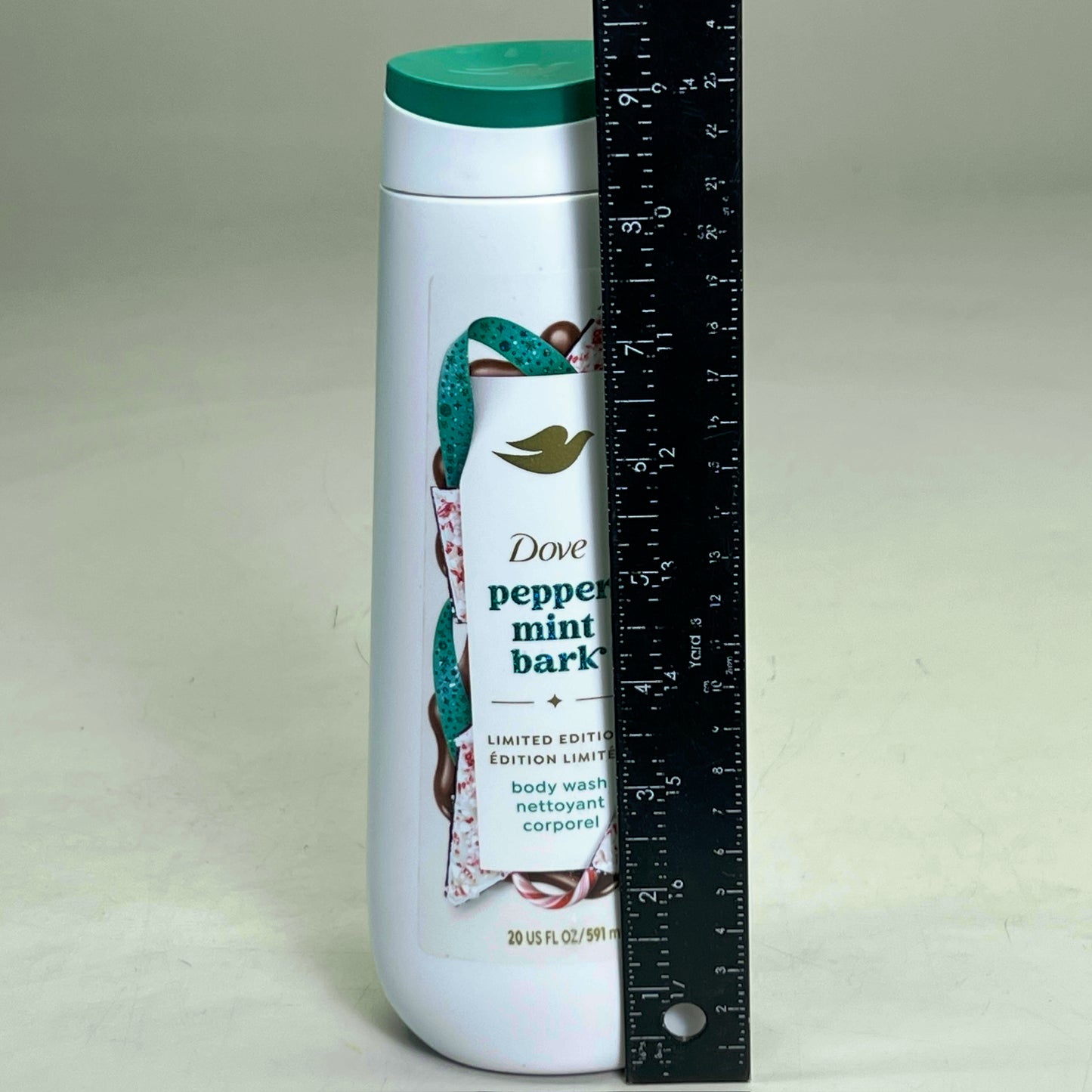 DOVE (2 PACK) Pepper Mint Bark Body Wash 20 fl oz White