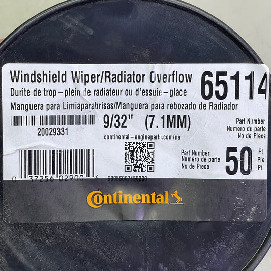 CONTINENTAL Windshield Wiper/Radiator Overflow Hose 9/32" x 50' 20029331