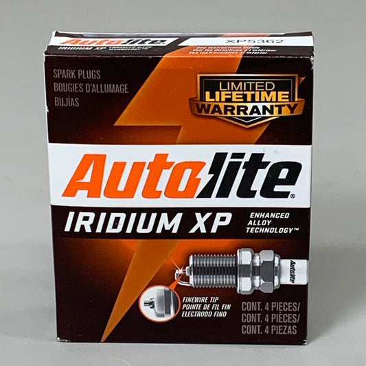 AUTOLITE(4 PACK)Platinum Iridium XP Spark Plug Fine Wire Tapered 5/8" Hex XP5362