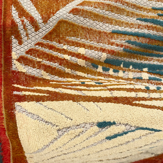 ZA@ NOURISON Veranda Aloha Indoor/outdoor Palm Leaf Design See Images for Size Multi Color (Return)