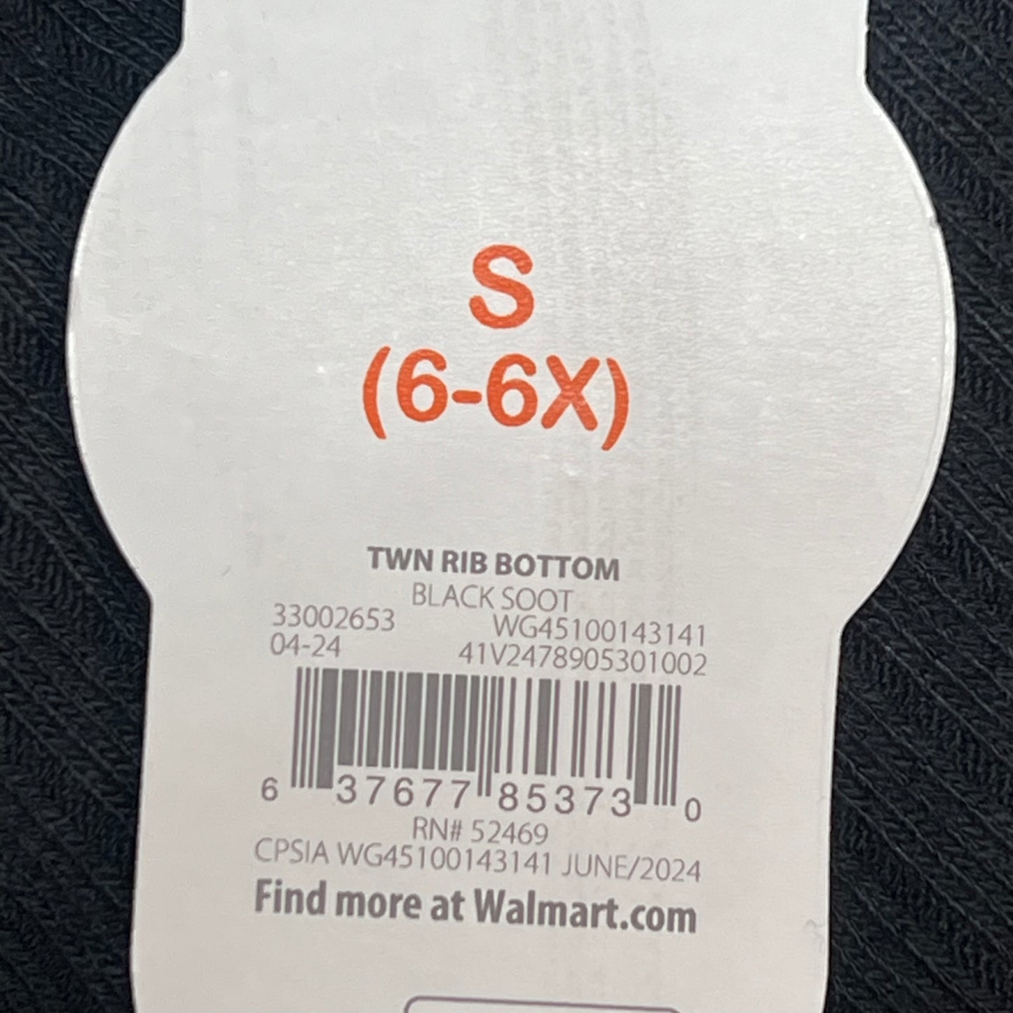 ZA@ WONDER NATION Twin Rib Bottoms Flare Pants Girl Sz S (6-6X) Black Soot