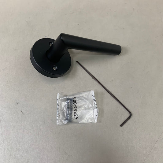 KWIKSET Dummy Milan Door Handle 2.5"Lx4.16"W Matte Black 788MIL-RDT-514