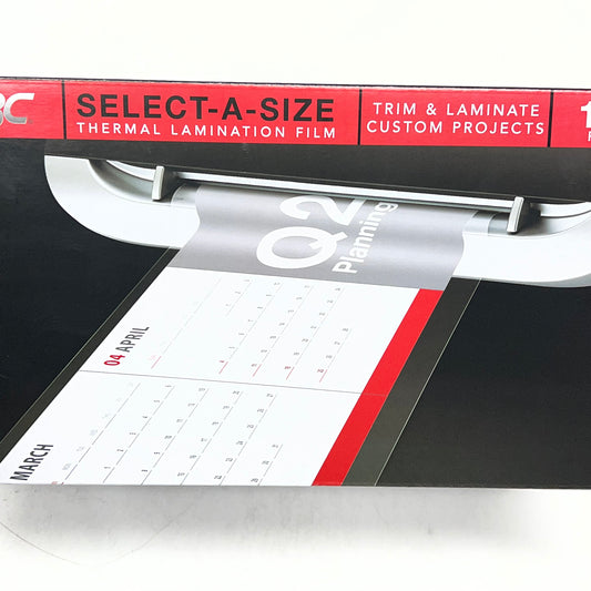 GBC Select-a-size Thermal Laminating Pouches Ready To Use 100' Clear GBC39069