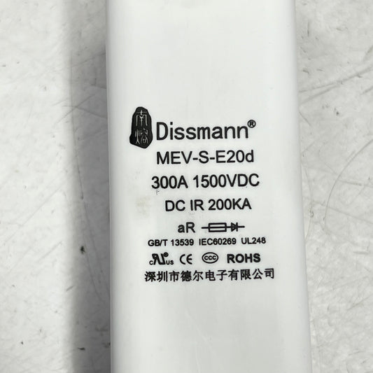 DISSAMANN High Voltage Ceramic Square Fuse for Ev Charger 300A MEV-S-E20D