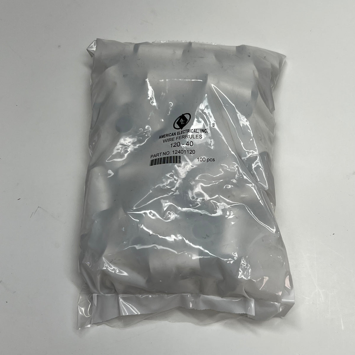 AMERICAN ELECTRICAL (100 PACK) Wire Ferrules 120-40 1.5"L - 12401120