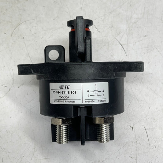 TE CONNECTIVITY Battery Disconnect Switch 500 A Black K1159655 35-524-231-S-906