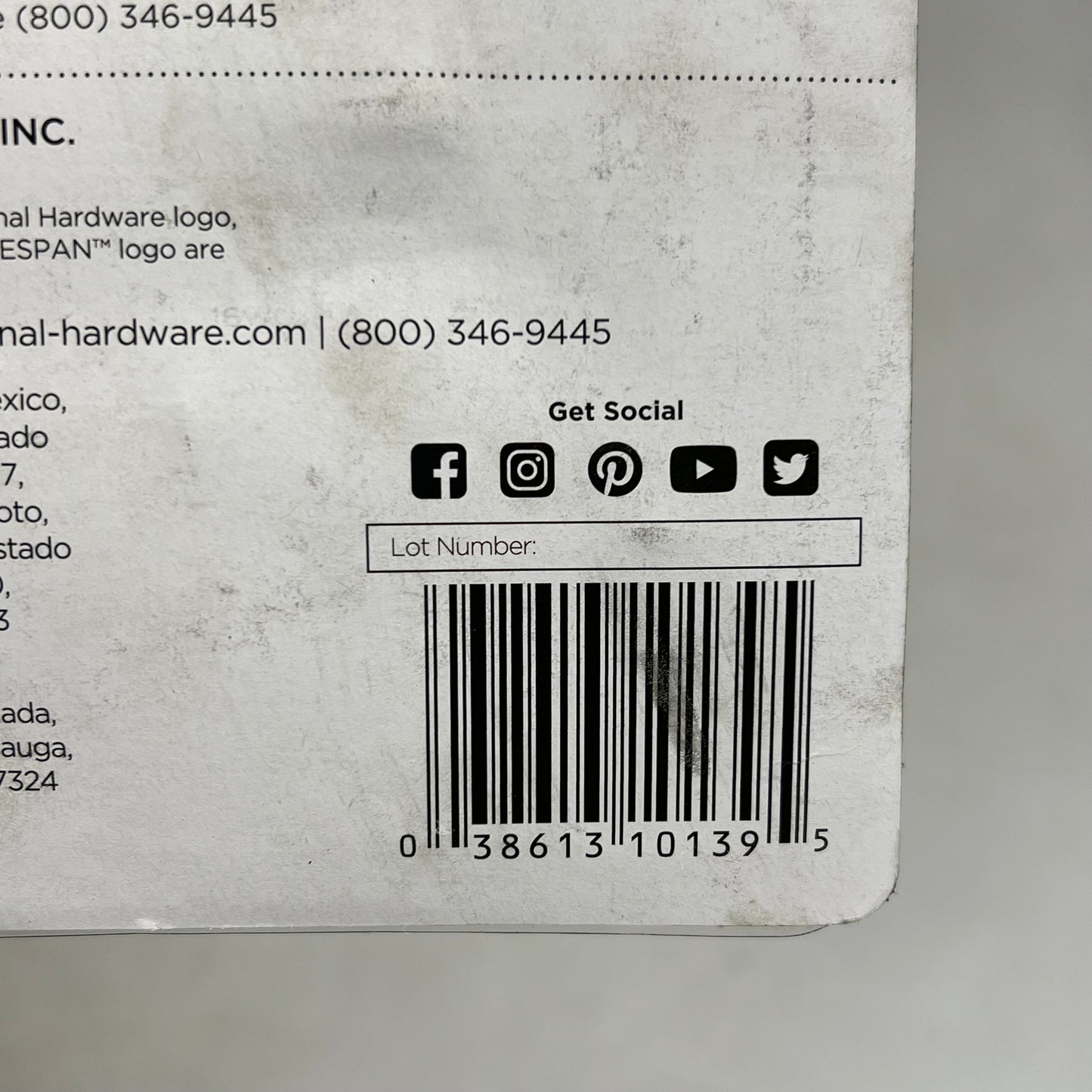 NATIONAL HARDWARE Adjust-o-Matic Heavy Duty Gate Latch 8" Black N101-394
