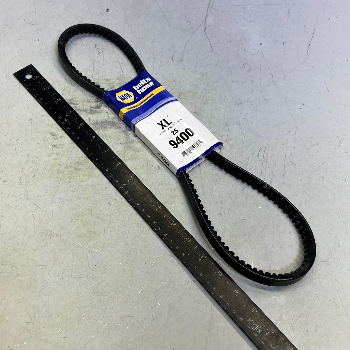 NAPA EPDM High Capacity V-Belt Polyester Cord HC50 15/32" x 40 5/8" Black 259400