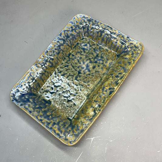 CREATIVE CO-OP (2 PACK) Stoneware Serving Dish Crackle Glaze 12.3 X 8.6 DG0495