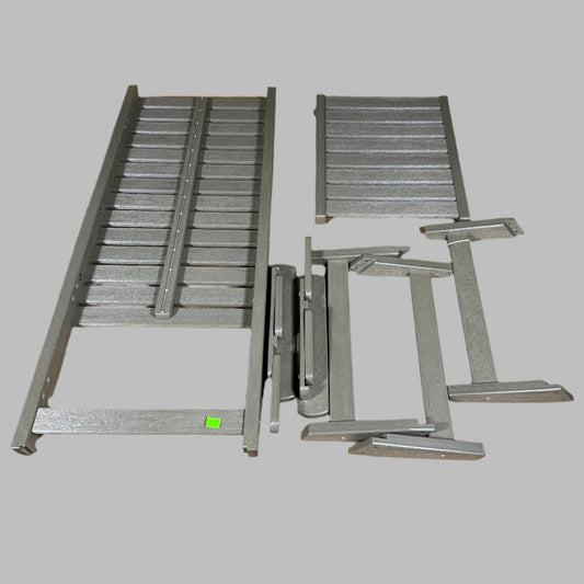 BREEZESTA Chaise Lounge Chair Sz 27 1/4” X 6” X 65 3/16” Weatherwood CL-1200