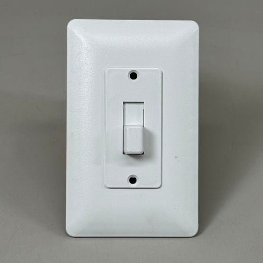 TITAN3 (5 PACK!) 1-Gang Toggle Cover-Up Wall Plate 5" x 3" White TPPCW-T-5