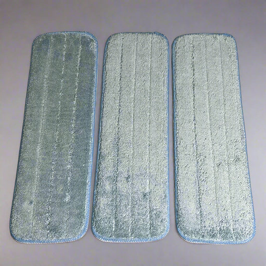 MAINTENANCE WAREHOUSE (3 PK of 3 Pcs) 18" Microfiber Finishing Mop Pad 117768