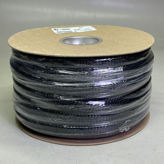 GORILLA Flat Filament Expandable Braided Sleeving Sz 300 ft x 3/4", Black
