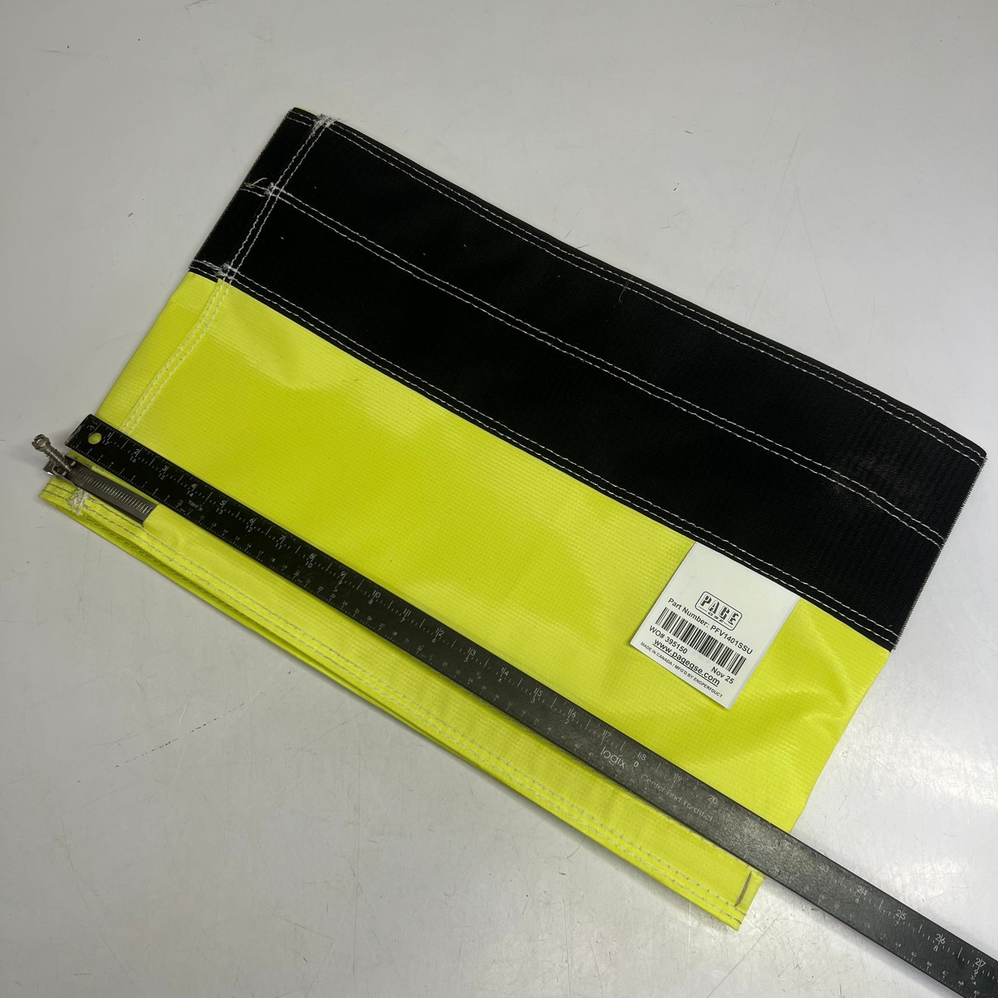 PAGE GSE Green Layflat Ventilation Duct Sz 14"H x 22"W 395150