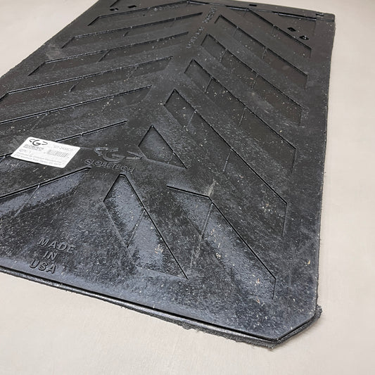 GLOBETECH 2-PACK! Rubber Mud Flaps 1/2" Thick x 24" W x 36" L Black 2436CD (New)