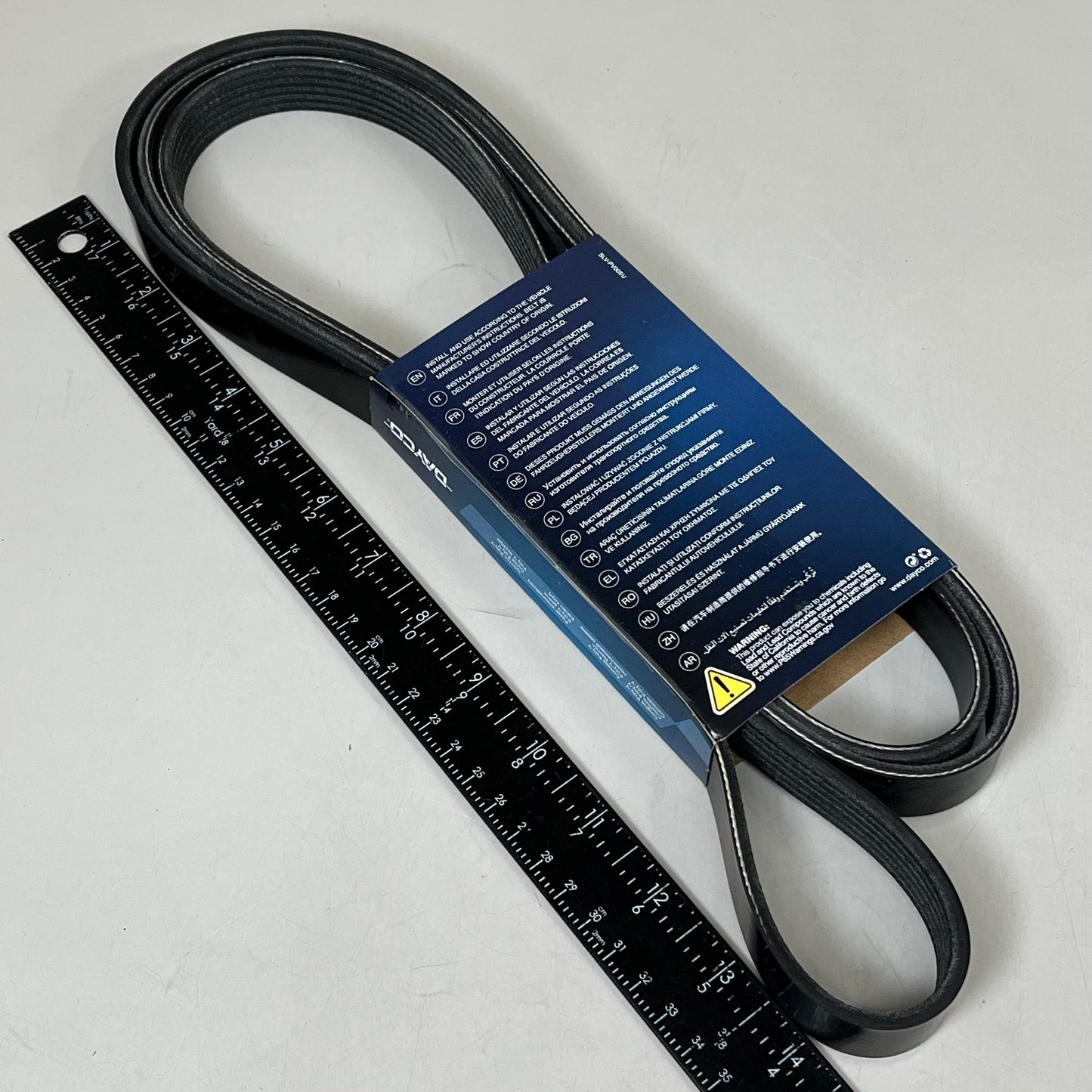 DAYCO Standard Depth Straight Poly Rib Belt .82"Top Width EPDM Material 5060930