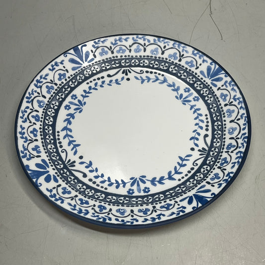 ZA@ CORELLE (4 PACK) Portofino Dinner Plates 10.25" Blue/White 1146925